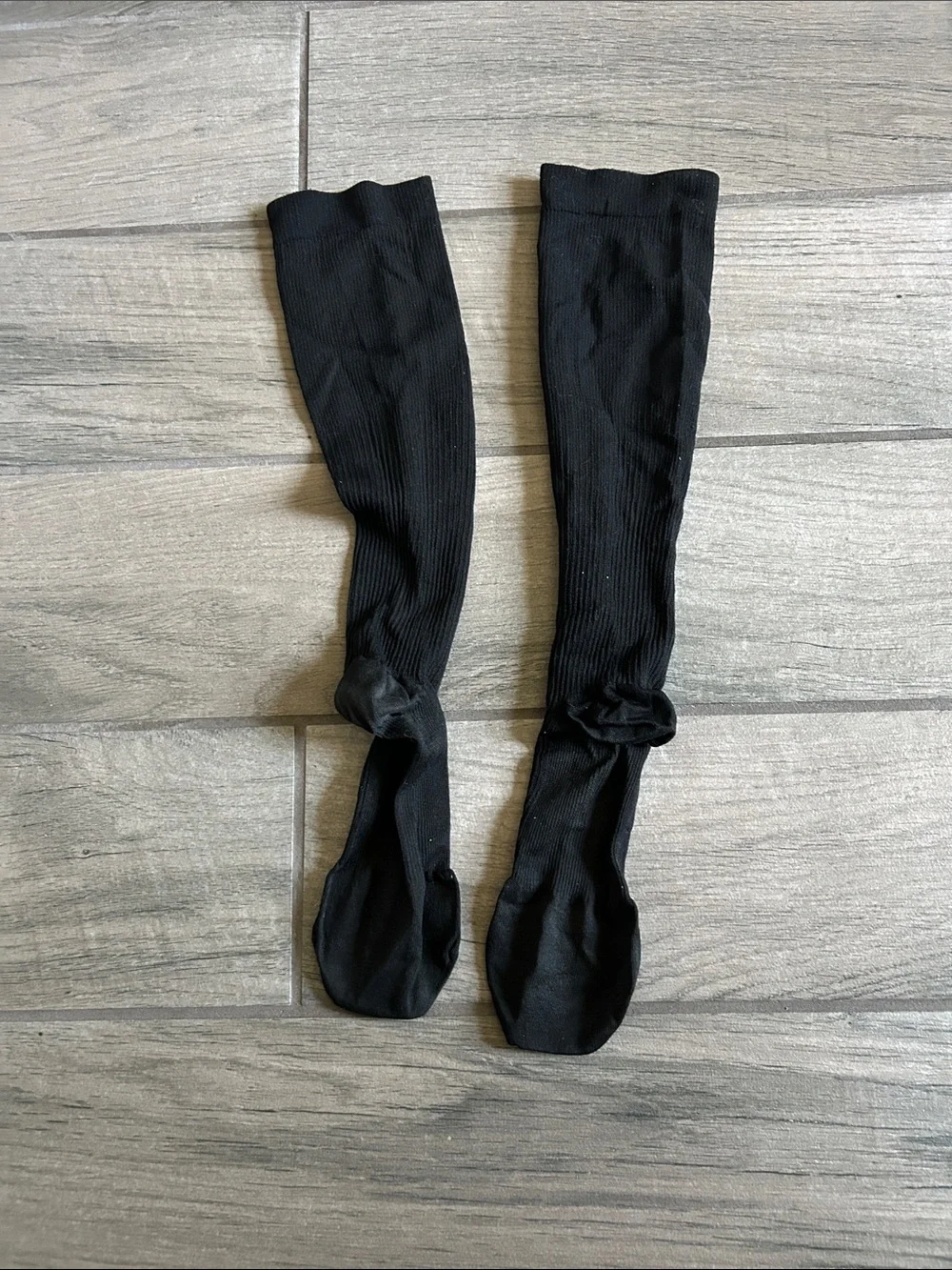 Classic Black Knee-High Hosiery for Women